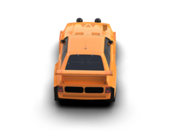 Realistic race car isolated on background. 3d rendering - illustration png