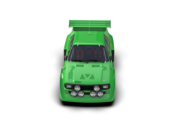 Realistic race car isolated on background. 3d rendering - illustration png