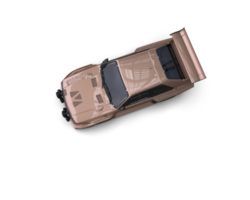 Realistic race car isolated on background. 3d rendering - illustration png