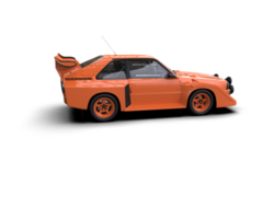 Realistic race car isolated on background. 3d rendering - illustration png