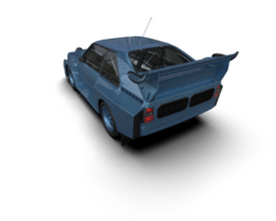 Realistic race car isolated on background. 3d rendering - illustration png