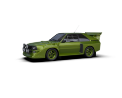 Realistic race car isolated on background. 3d rendering - illustration png