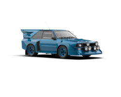 Realistic race car isolated on background. 3d rendering - illustration png