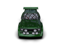 Realistic race car isolated on background. 3d rendering - illustration png