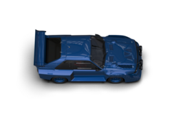 Realistic race car isolated on background. 3d rendering - illustration png
