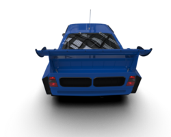 Realistic race car isolated on background. 3d rendering - illustration png