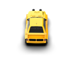 Realistic race car isolated on background. 3d rendering - illustration png