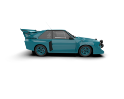Realistic race car isolated on background. 3d rendering - illustration png