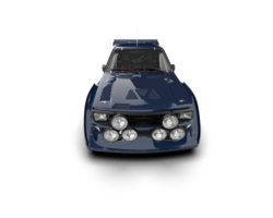 Realistic race car isolated on background. 3d rendering - illustration png