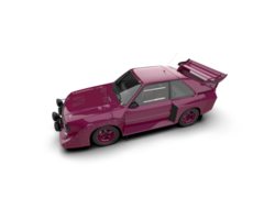 Realistic race car isolated on background. 3d rendering - illustration png