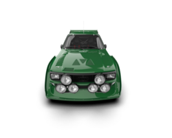 Realistic race car isolated on background. 3d rendering - illustration png