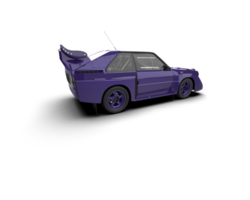 Realistic race car isolated on background. 3d rendering - illustration png