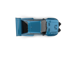 Realistic race car isolated on background. 3d rendering - illustration png