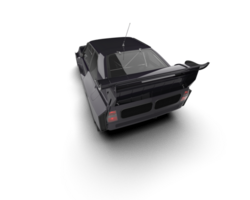 Realistic race car isolated on background. 3d rendering - illustration png