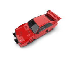 Realistic race car isolated on background. 3d rendering - illustration png