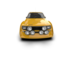 Realistic race car isolated on background. 3d rendering - illustration png
