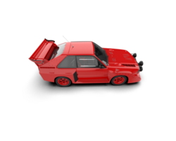 Realistic race car isolated on background. 3d rendering - illustration png