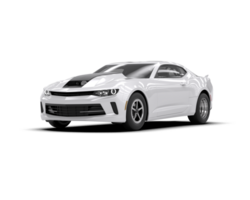 Realistic race car isolated on background. 3d rendering - illustration png