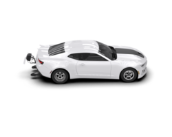 Realistic race car isolated on background. 3d rendering - illustration png