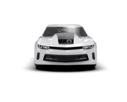 Realistic race car isolated on background. 3d rendering - illustration png