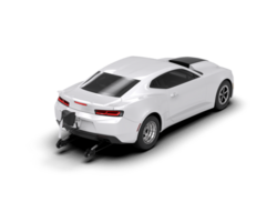 Realistic race car isolated on background. 3d rendering - illustration png
