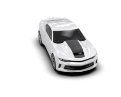 Realistic race car isolated on background. 3d rendering - illustration png