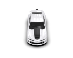 Realistic race car isolated on background. 3d rendering - illustration png