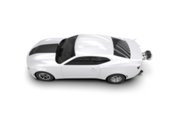 Realistic race car isolated on background. 3d rendering - illustration png