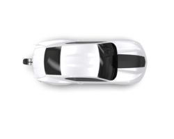 Realistic race car isolated on background. 3d rendering - illustration png