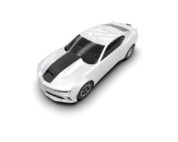 Realistic race car isolated on background. 3d rendering - illustration png