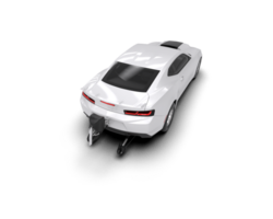 Realistic race car isolated on background. 3d rendering - illustration png