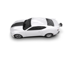 Realistic race car isolated on background. 3d rendering - illustration png