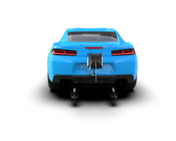Realistic race car isolated on background. 3d rendering - illustration png