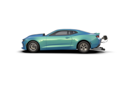 Realistic race car isolated on background. 3d rendering - illustration png