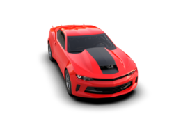 Realistic race car isolated on background. 3d rendering - illustration png