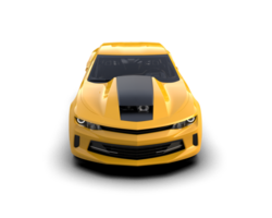 Realistic race car isolated on background. 3d rendering - illustration png