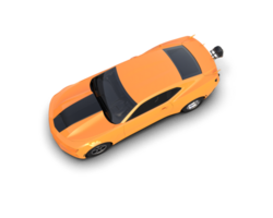 Realistic race car isolated on background. 3d rendering - illustration png