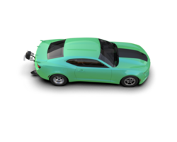 Realistic race car isolated on background. 3d rendering - illustration png