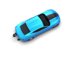 Realistic race car isolated on background. 3d rendering - illustration png