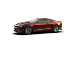 Realistic race car isolated on background. 3d rendering - illustration png