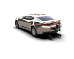 Realistic race car isolated on background. 3d rendering - illustration png