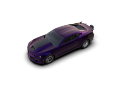 Realistic race car isolated on background. 3d rendering - illustration png