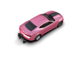 Realistic race car isolated on background. 3d rendering - illustration png