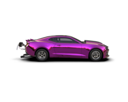 Realistic race car isolated on background. 3d rendering - illustration png