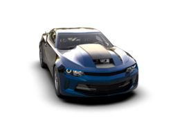 Realistic race car isolated on background. 3d rendering - illustration png