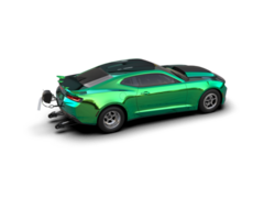 Realistic race car isolated on background. 3d rendering - illustration png