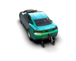 Realistic race car isolated on background. 3d rendering - illustration png