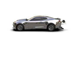 Realistic race car isolated on background. 3d rendering - illustration png