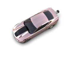 Realistic race car isolated on background. 3d rendering - illustration png