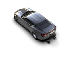 Realistic race car isolated on background. 3d rendering - illustration png